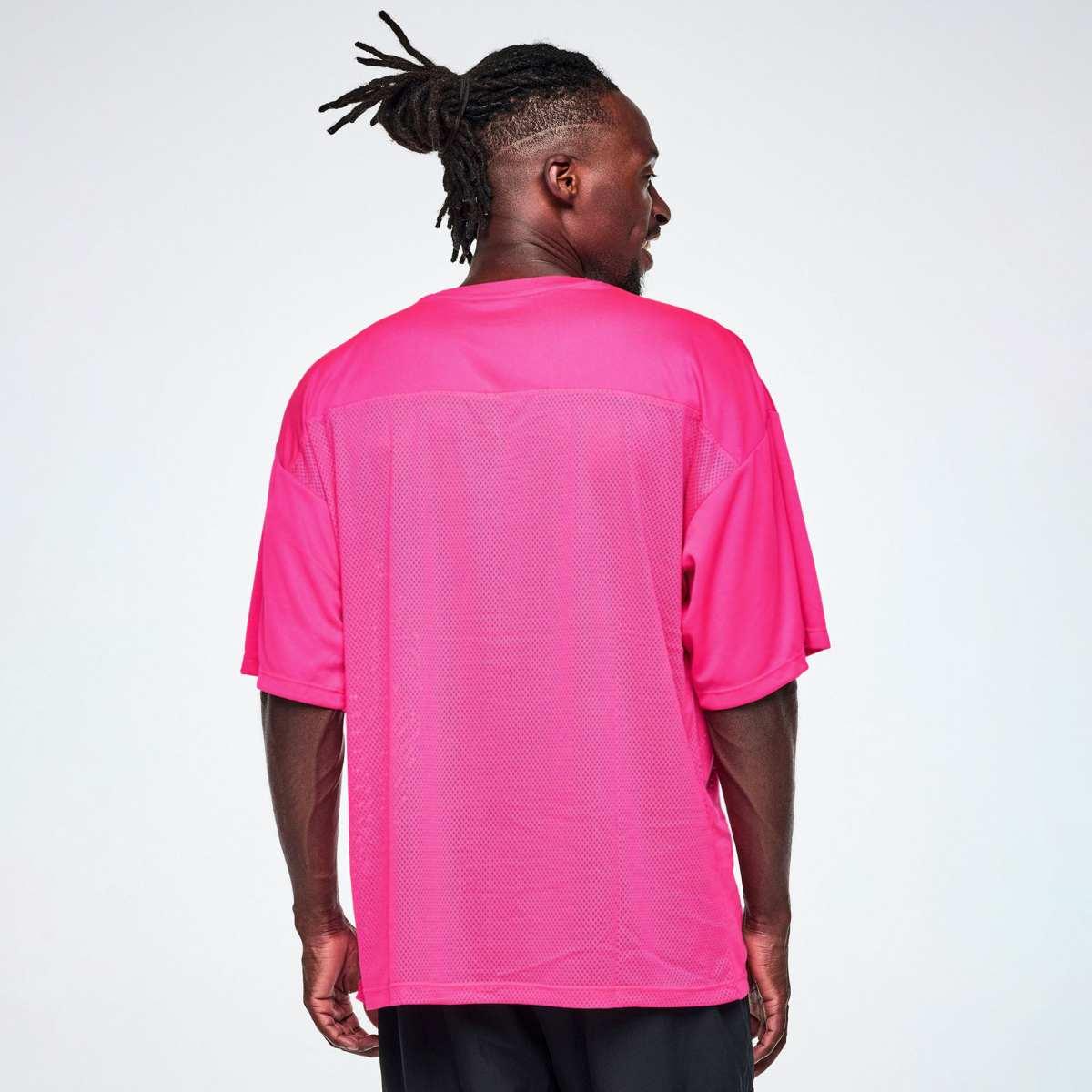 Ultrabright Oversized Mesh Sports Jersey