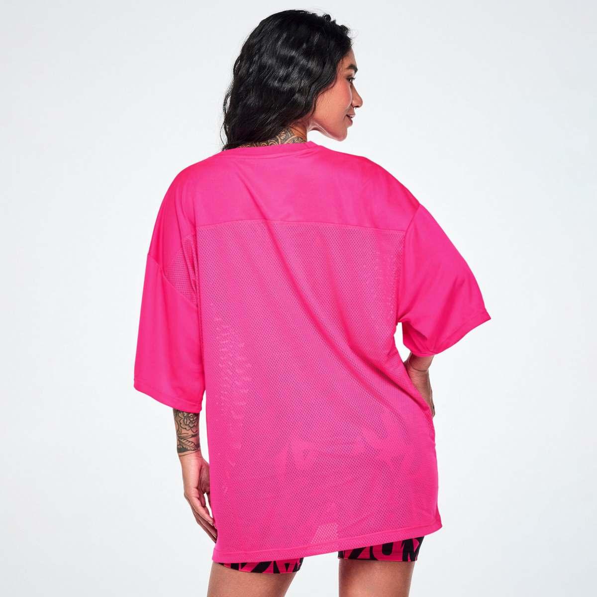 Ultrabright Oversized Mesh Sports Jersey