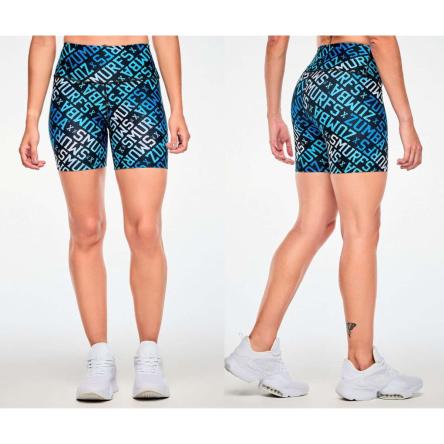 Zumba X The Smurfs High Waisted Biker Shorts