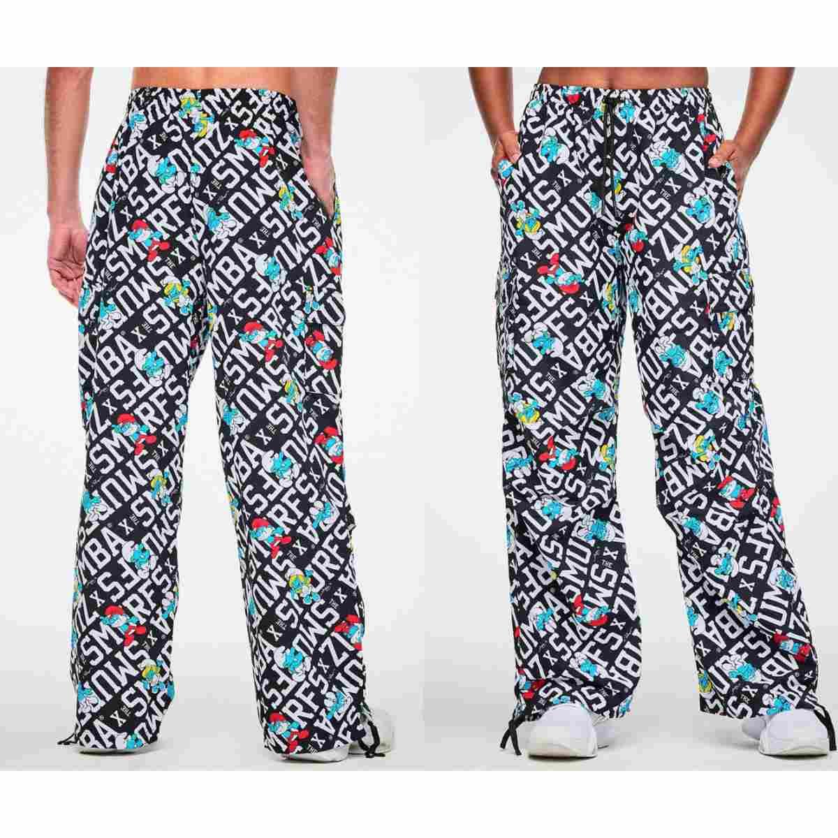 Zumba X The Smurfs Woven Oversized Cargo Pants