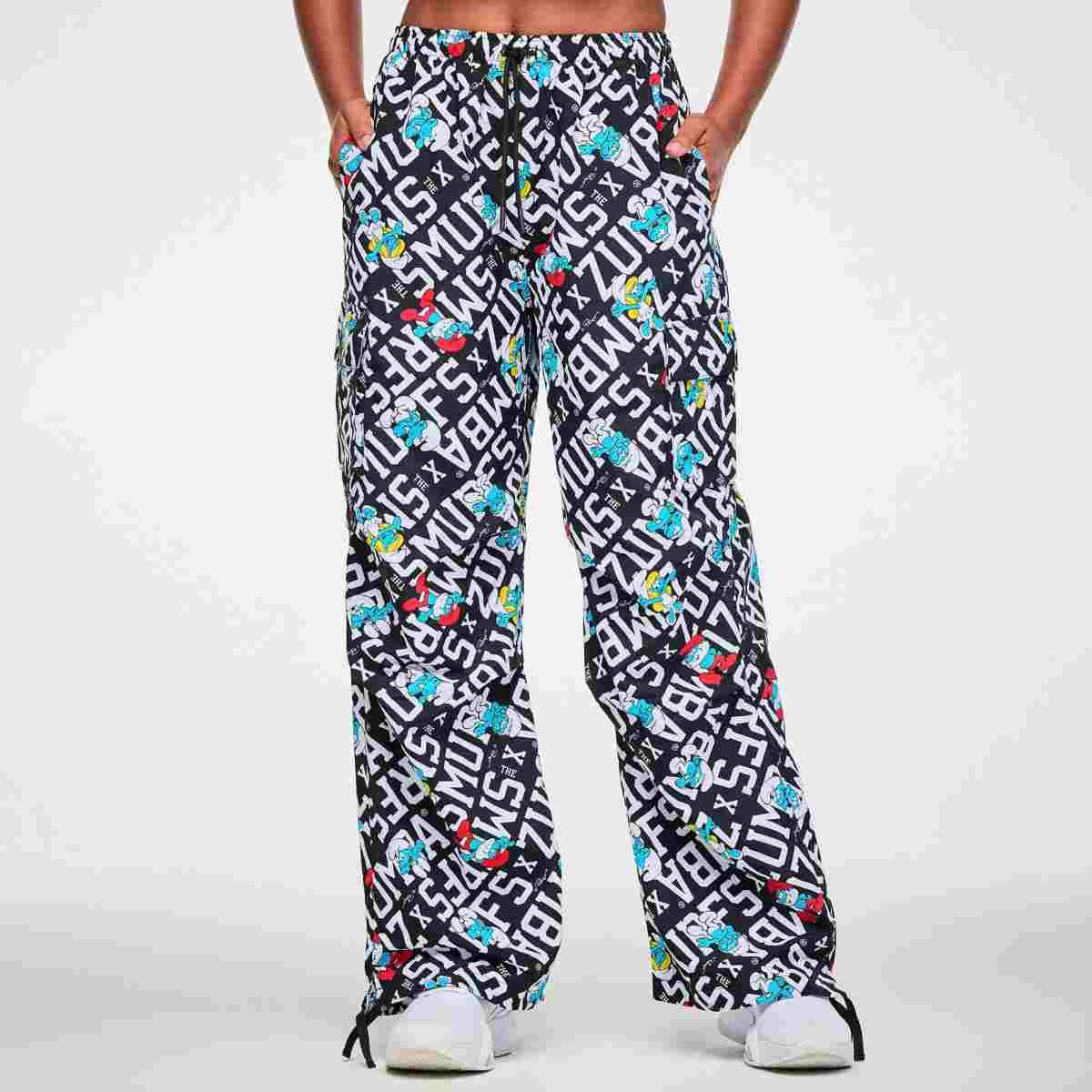 Zumba X The Smurfs Woven Oversized Cargo Pants