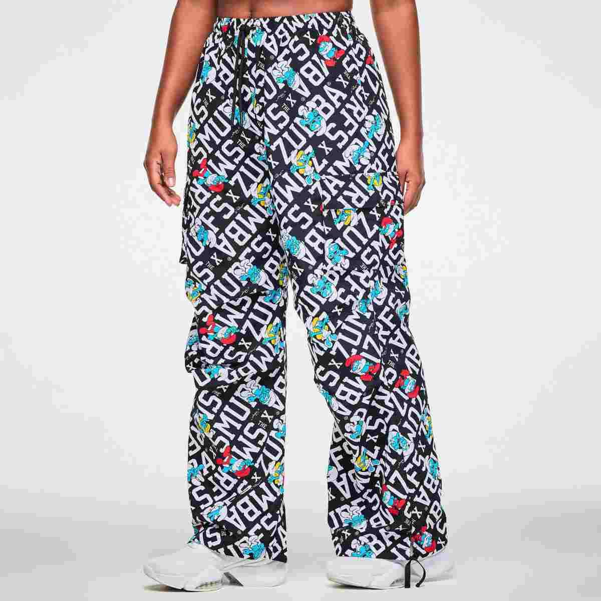 Zumba X The Smurfs Woven Oversized Cargo Pants
