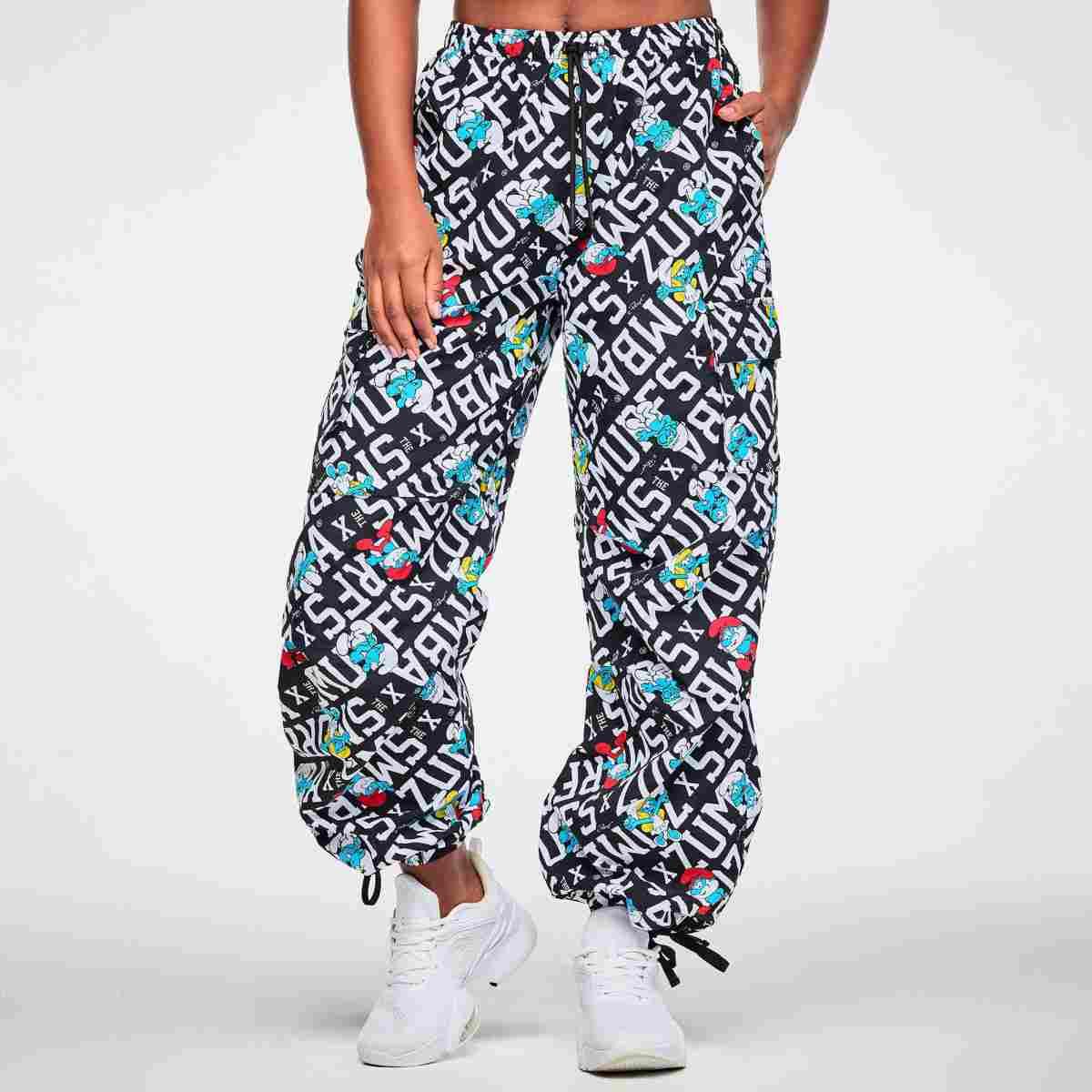 Zumba X The Smurfs Woven Oversized Cargo Pants
