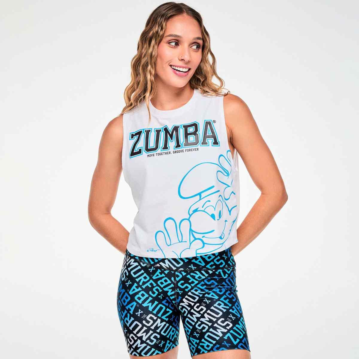 Zumba X The Smurfs Loose Muscle Tank