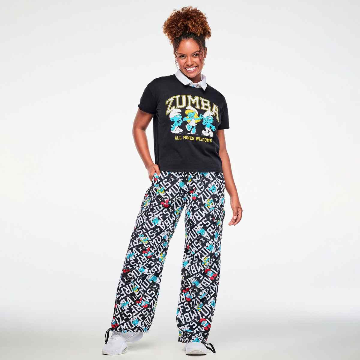 Zumba X The Smurfs Top With Round Hem