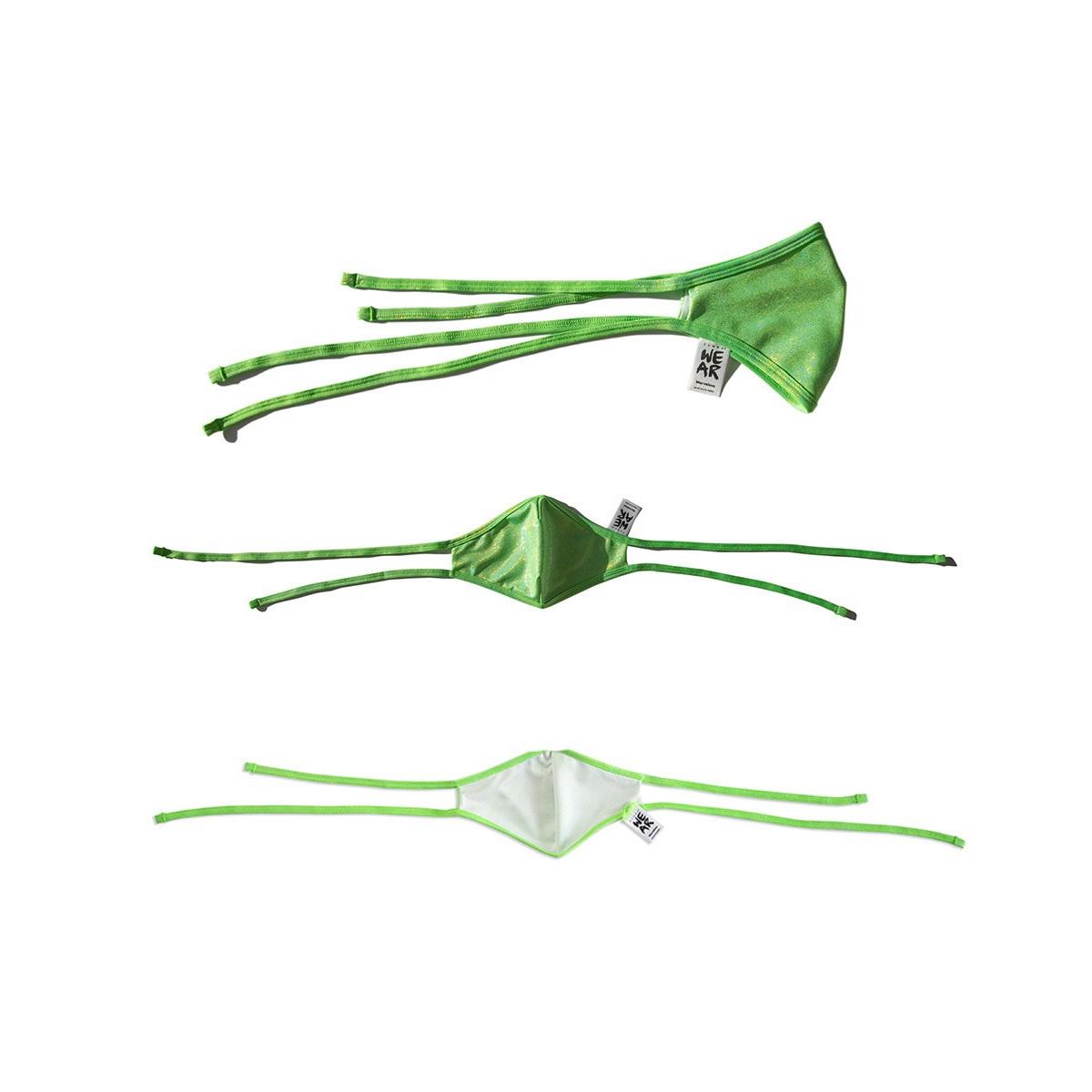 Zumba Green Face Cover