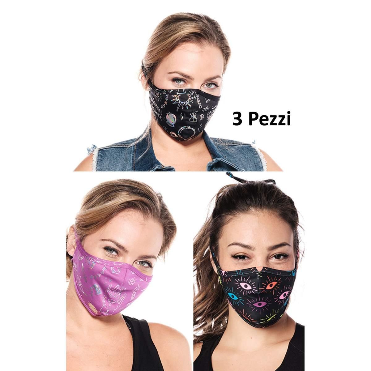 Zumba Vibes Face Covers 3PK