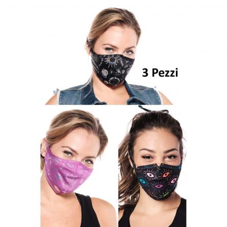 Zumba Vibes Face Covers 3PK