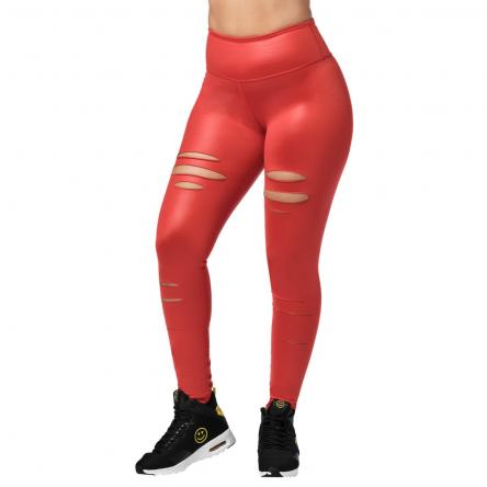 Zumba Slashed High Waisted Long Leggings.